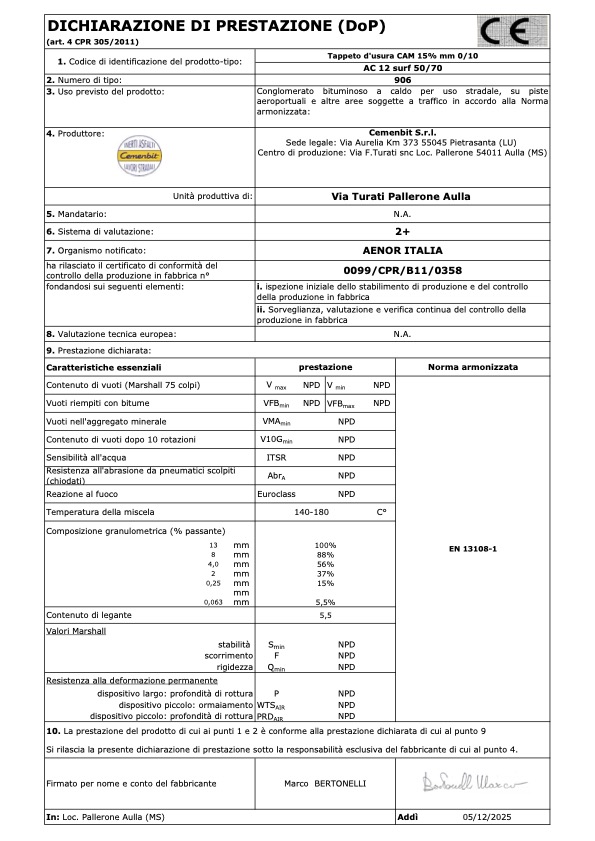 DoP 906-Tappeto 0-10